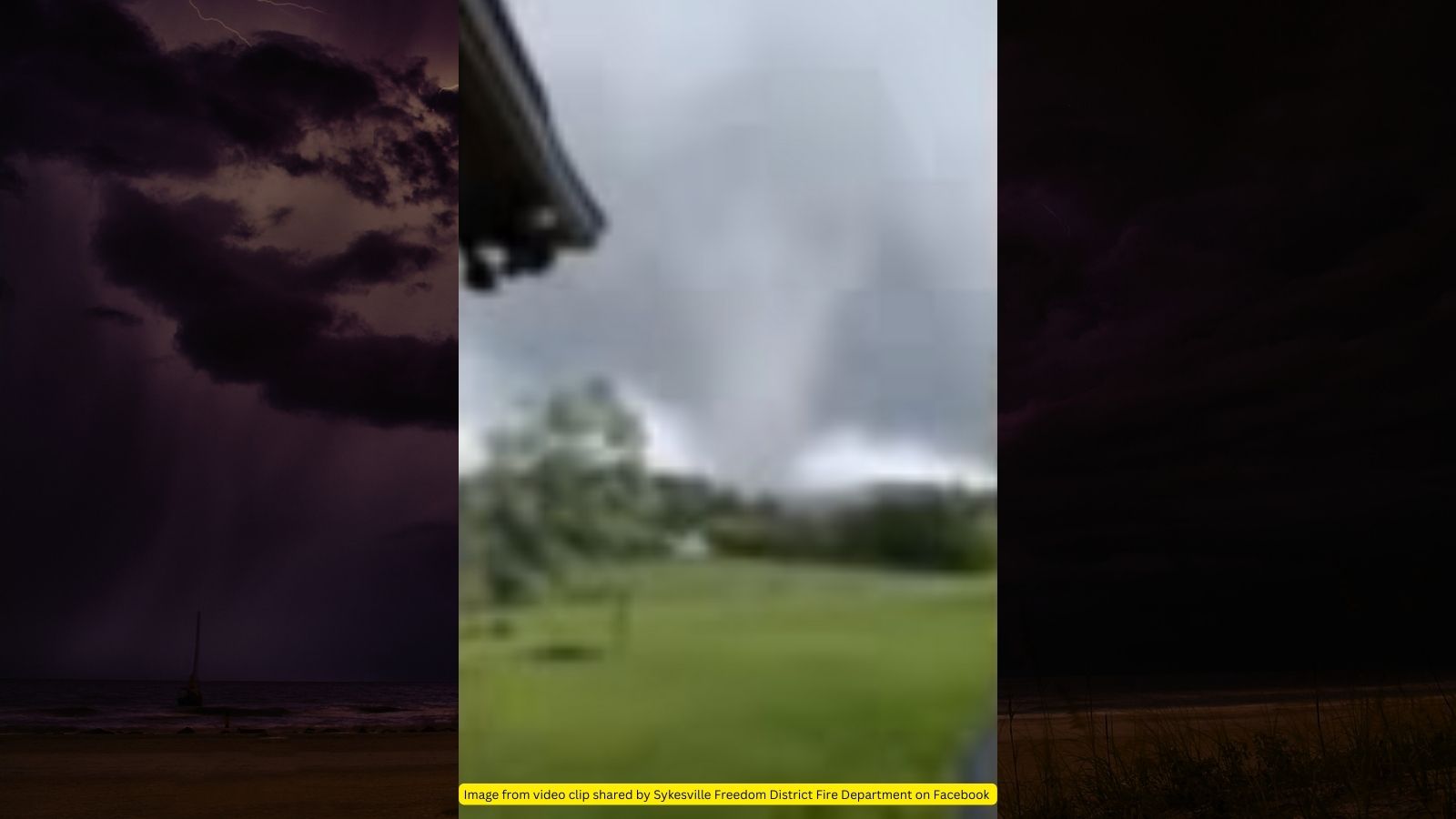 Severe storms rolled across southern Carroll County, spawning a pair of possible tornadoes on June 5th