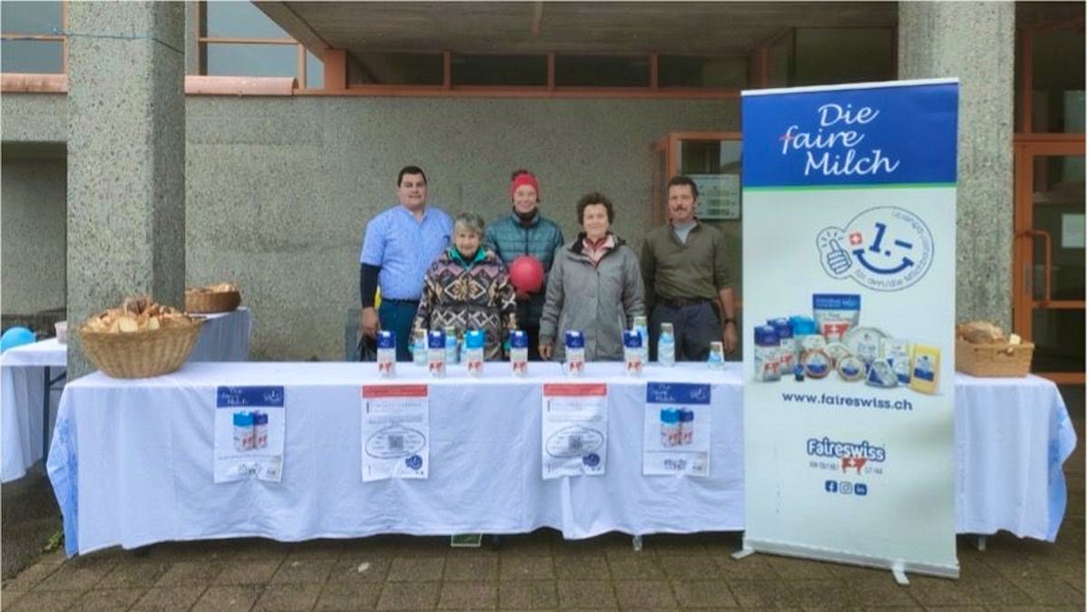 Fair milk Faireswiss: also in Switzerland-alémanic!