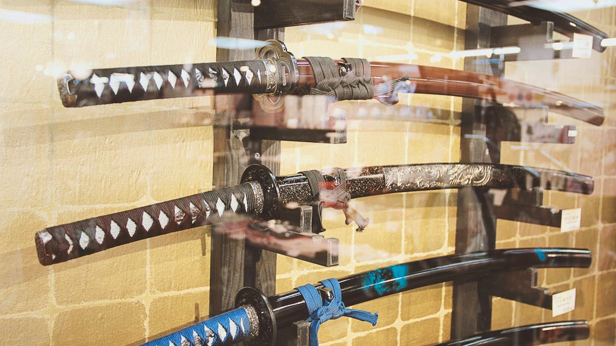 Katana type sabers prohibited in the United Kingdom