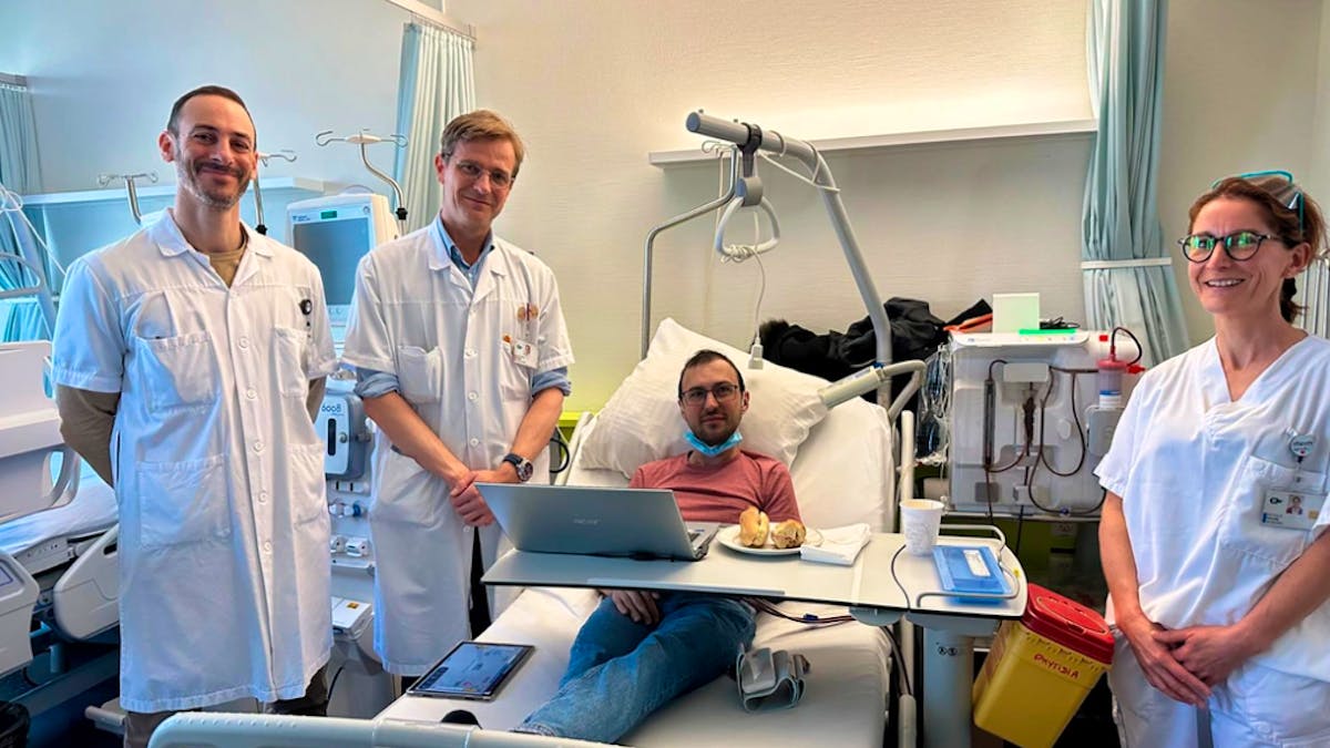 First at the CHUV, a patient can make his dialysis at home