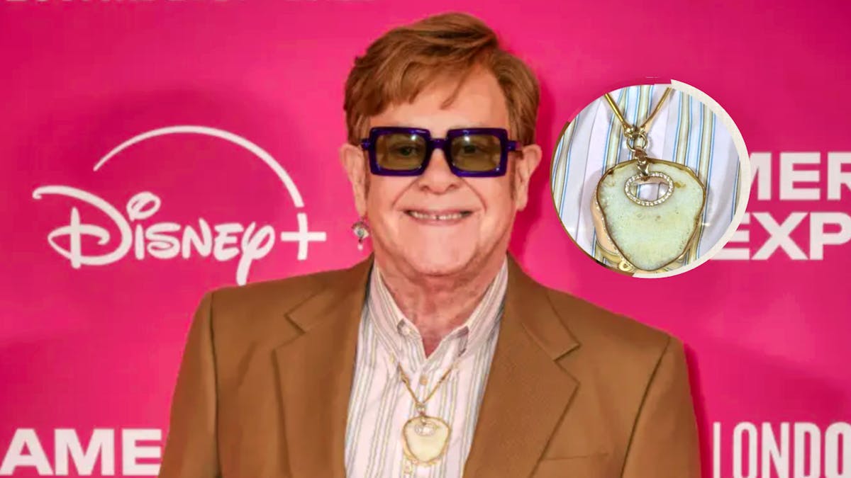 Elton John transformed his ball joints into gold jewelry