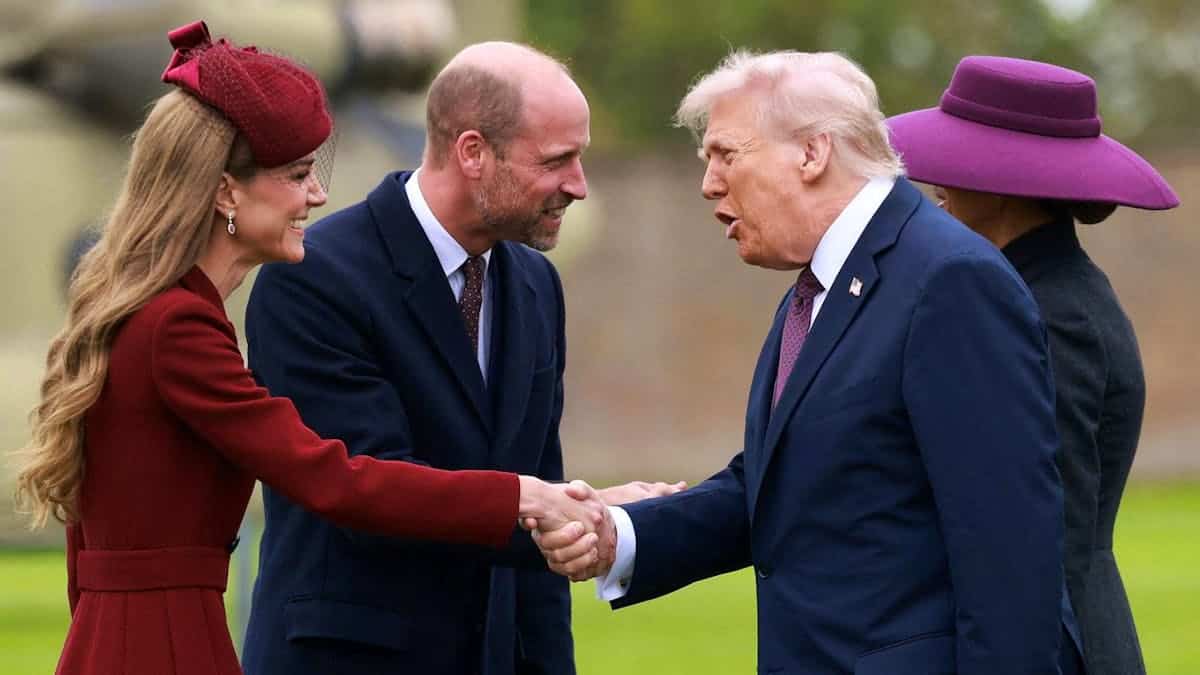 Royal family welcomes Trump to Windsor