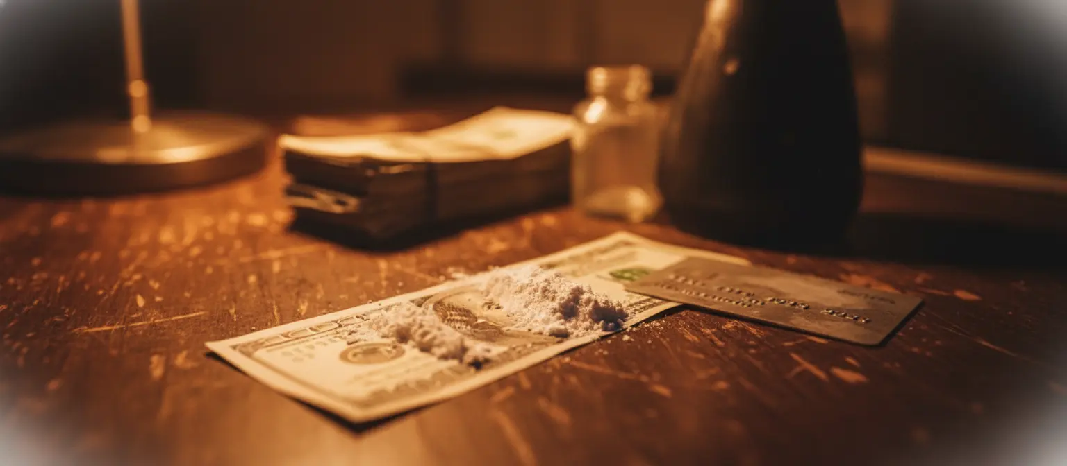 Shocking scene: Man caught using cocaine in a police station waiting room, then arrested after officers seize more than 20 grams at his home