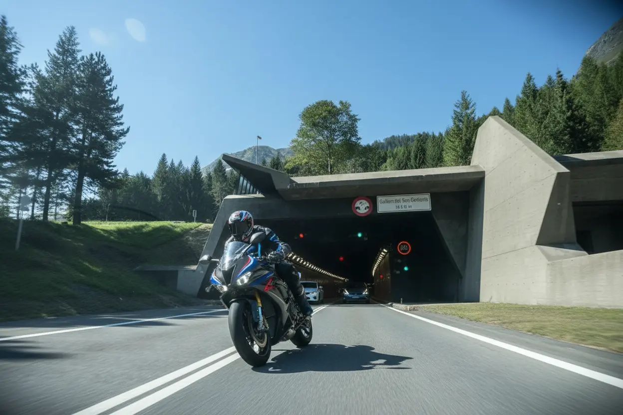 British rider overtakes 47 vehicles in the Gotthard Tunnel and gets lifetime driving ban—here’s why Swiss rules are so unforgiving