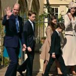 The British royal family united at an Easter mass