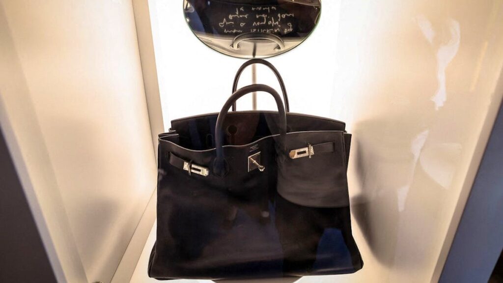 A Birkin bag sold for more than 2 million francs