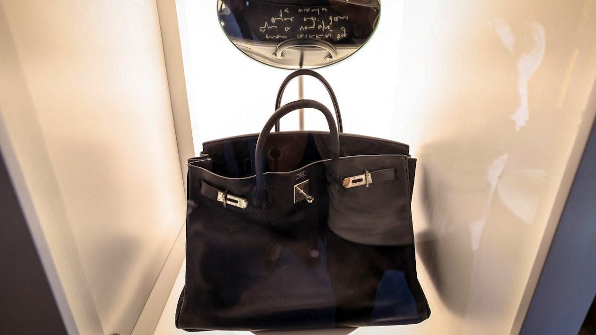 A Birkin bag sold for more than 2 million francs