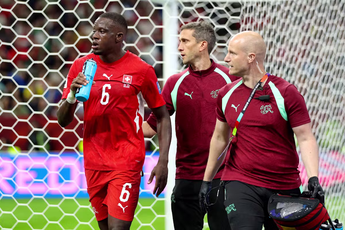 The Swiss scores against Algeria