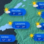 Good weather and mild temperatures for several days